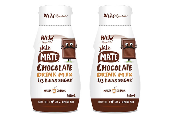 $6.90 for Two Bottles of Milk Mate Chocolate Drink Mix with 1/3 Less Sugar (value $11.50)