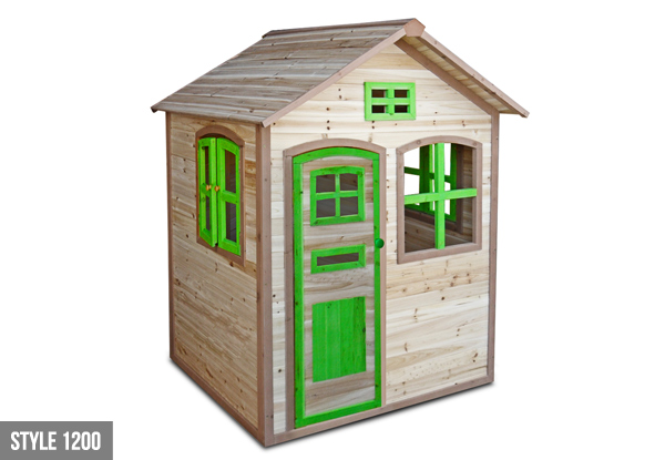 From $260 for a Wooden Children's Playhouse Available in Two Options