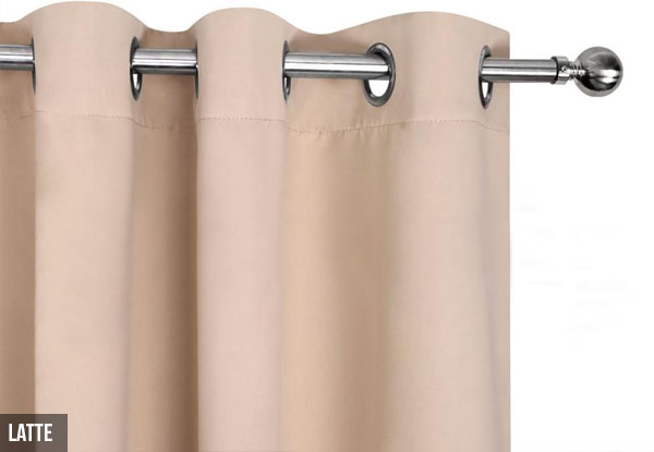 From $45 for a High-Density Blockout Curtain (235gsm Fabric) in a Variety of Sizes & Colours