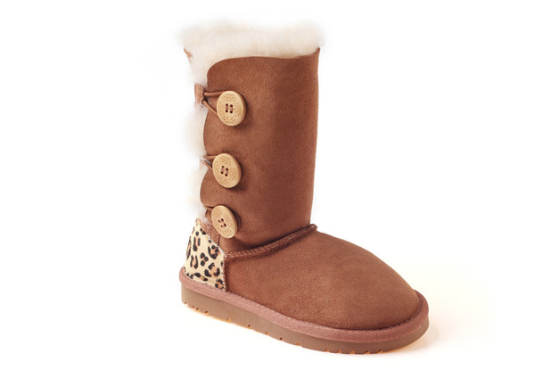 $85 for a Pair of Kids' UGG Three-Button Boots
