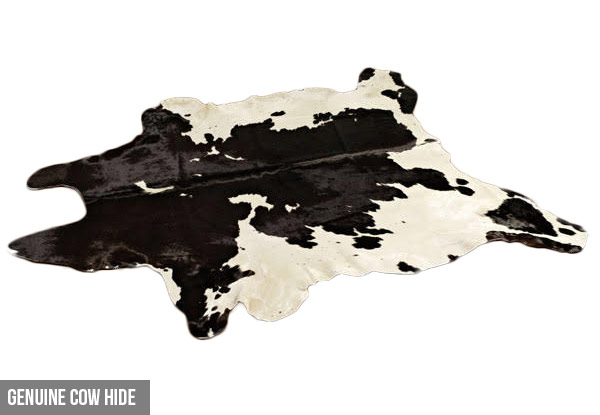 $89 for a Genuine Calf Hide Rug or $499 for a Large Genuine Cowhide Rug or Patchwork - Pick-Up in Christchurch