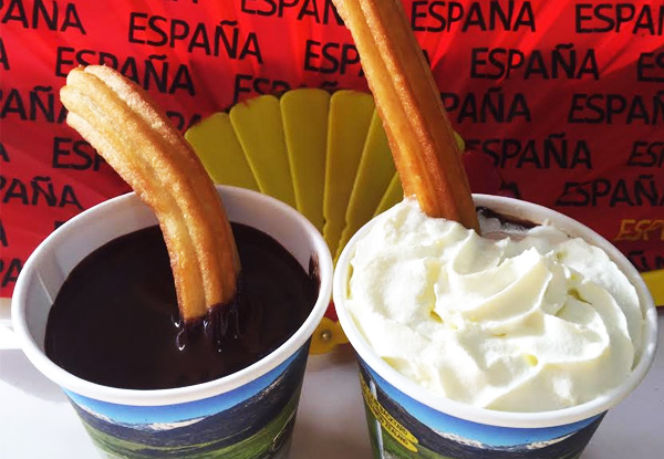 $7 for Two Traditional Spanish Drinking Chocolates & Two Churros (value up to $14)