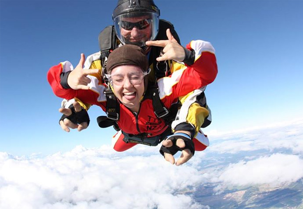 From $245 for a 12,000ft Tandem Skydive or From $335 for 15,000ft – Options Available for Two People