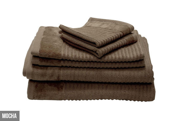 $59 for a Six-Piece Jenny Mclean Royal Excellency 600GSM Towel Set, or $109 for a 12-Piece Set – Available in a Variety of Colours with Free Shipping