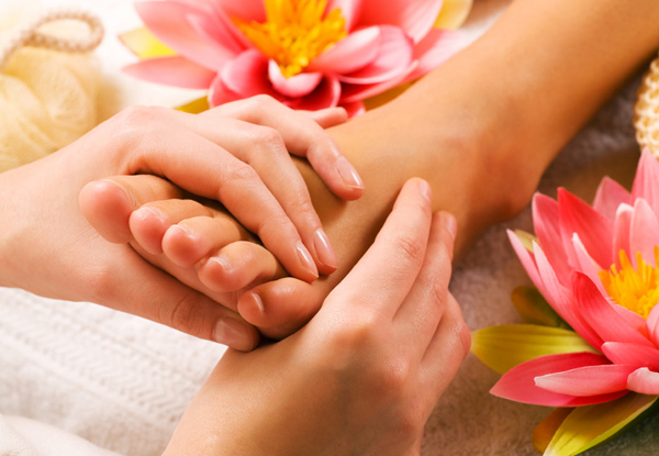 $39 for a Rejuvenating Foot Spa, Pressure Point Foot Massage, Foot Scrub, Lower Leg Massage & Revitalising Eye Spa PLUS $10 gift voucher (value up to $85)