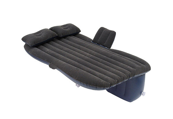 Car Travel Inflatable Air Bed Pack incl. Pillow, Pump & Repair Kit - Option for Two-Pack