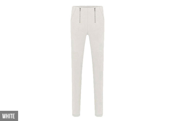 $18 for a Pair of Ladies' Skinny Pants – Five Colours Available