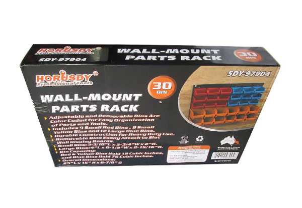 $34.99 for a Wall-Mounted Spare Parts Rack