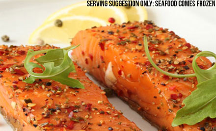 $99 for a 10kg Layer-Packed Carton of Frozen Raw NZ Skinless Boneless Fillet Salmon Pieces – Pick Up Only