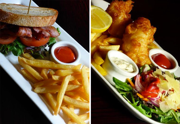 $28 for Any Two Lunch Mains & House Beverages for Two People or $55 for Four People (value up to $110)