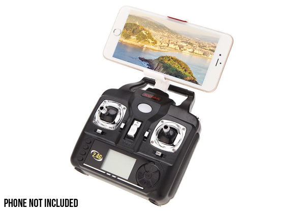 $129 for an RC Quadcopter Drone with a Wifi Camera - Available in Black or White
