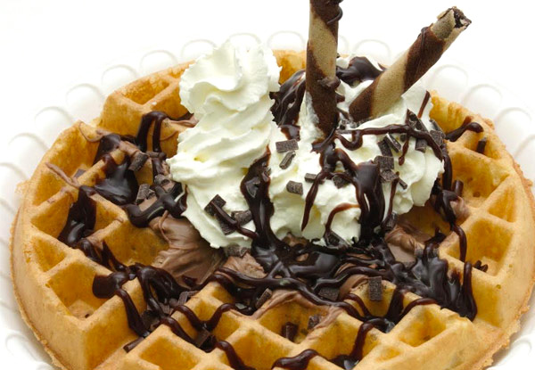 $10 for a Hot Waffle & Regular Coffee, Milo or Hot Chocolate