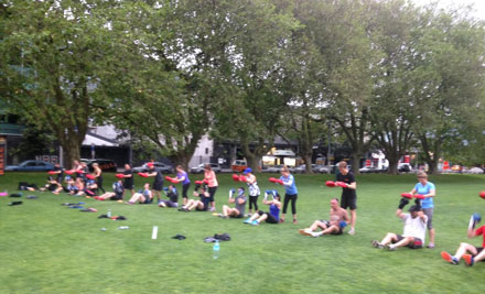 $59 for Five Weeks of Outdoor Fitness Bootcamps - up to Three Sessions Per Week, Two-Person Option Available