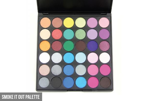 $29 for a Fuego Palette Eyeshadow Make-Up Set, $25 for a Smokey Eye Palette, or $19 for a Black Out Gel Liner & Brush Set