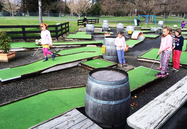$3 for a Game of Minigolf for One Child or $5 for One Adult or $12 for Two Adults & Two Children (value up to $20)