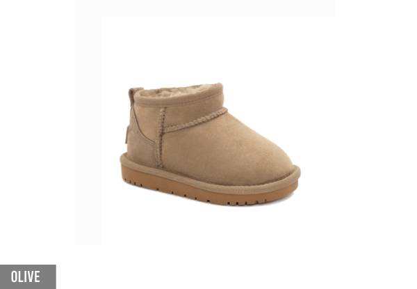 Ugg Kids Classic Ultra Mini Boots - Available in Two Colours & Six Sizes