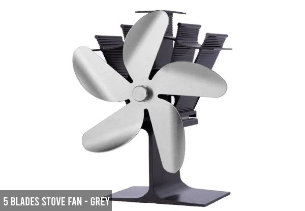 Eco-Friendly Heat Powered Stove Fan - Five Options Available