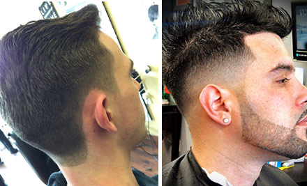 $19 for Men's Style Cut, Razor Shape & Hair Wash incl. Take-Home Styling Product (value up to $40)