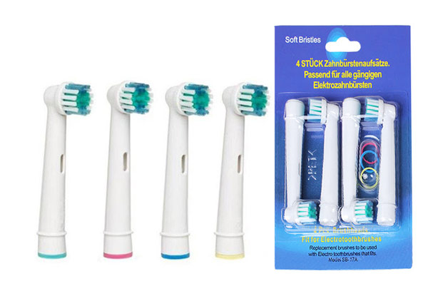 $6.50 for an Eight-Pack of Replacement Toothbrush Heads Compatible with Oral-B, $10 for a 12-Pack or $13 for a 16-Pack