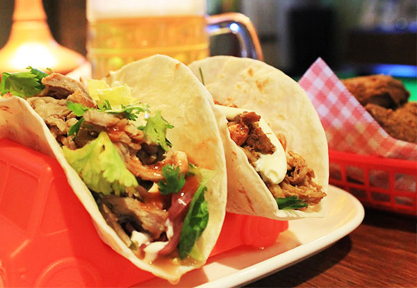 $10 for a Taco or 1/4 Fried Chicken & Craft Beer – Options for up to Eight People (value up to $156)