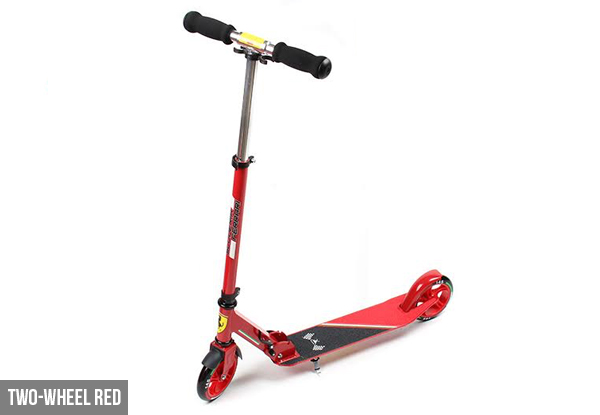 From $39 for a Ferrari Scooter – Two Options