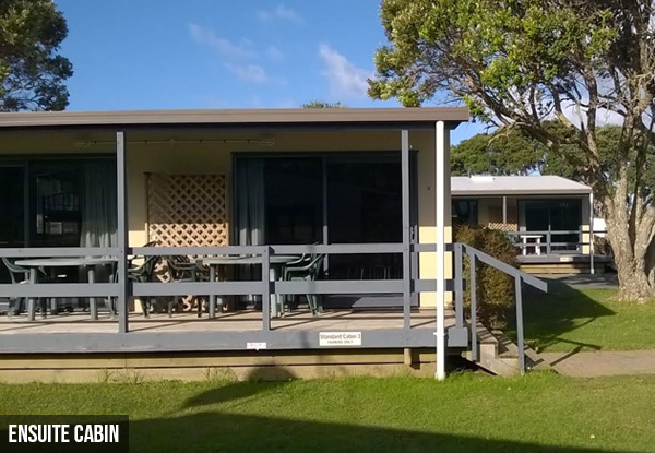 From $99 for a Two-Night Sunday - Thursday Cabin Stay on the Matakana Coast for Two People – Options for a Three-Night Stay