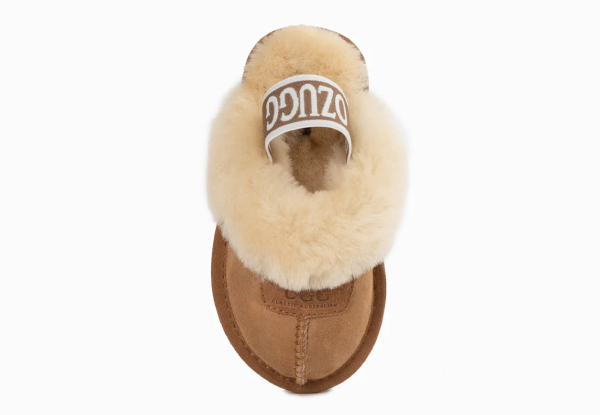 Ugg Kids Coquette Elastic Backstrap Slipper - Six Sizes Available