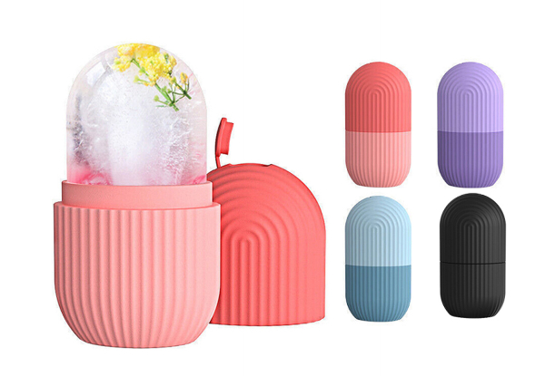 Reusable Facial Ice Cube Roller - Available in Four Colours & Option for Two-Pack