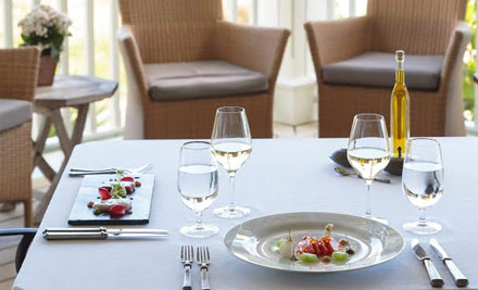 $195 for a Fine Dining Two-Course Lunch & Spa Treatment with Option for Two People