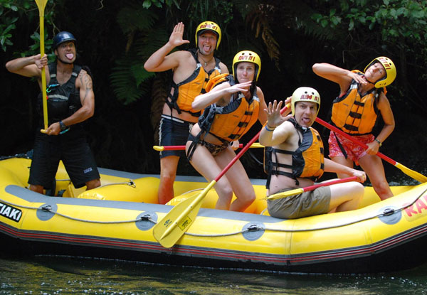 $72 for a Kaituna River White Water Rafting Experience incl. Online Photo Pack (value up to $134)