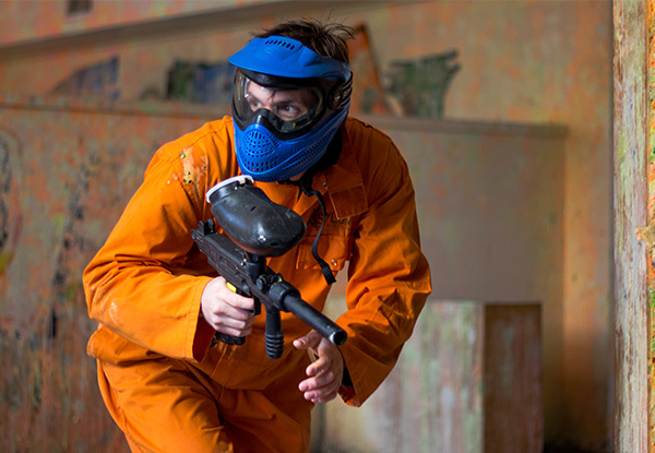 From $25 for All-Day Paintball in an Abandoned Asylum incl. 200 Paintballs & Safety Equipment – Options for up to 30 People, Indoor/Outdoor Available (value up to $1,470)