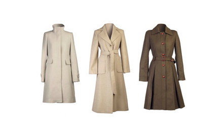 From $190 for a Men's or Women's Tailored Wool Blend Coat, $210 for Knee Length, $220 for 3/4 Length or $235 for a Full Length Coat