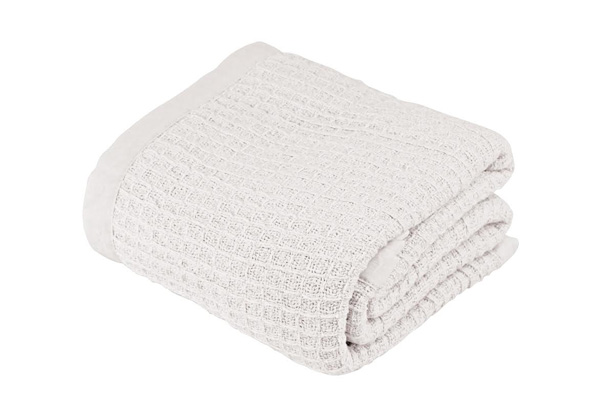 $19 for a Waffle Cot Baby Blanket Available in Two Colours