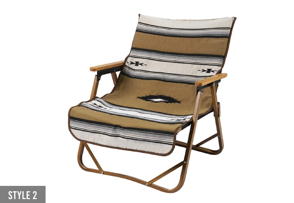 Camping Seat Chair Cover - Available in Five Styles & Option for Two-Pack