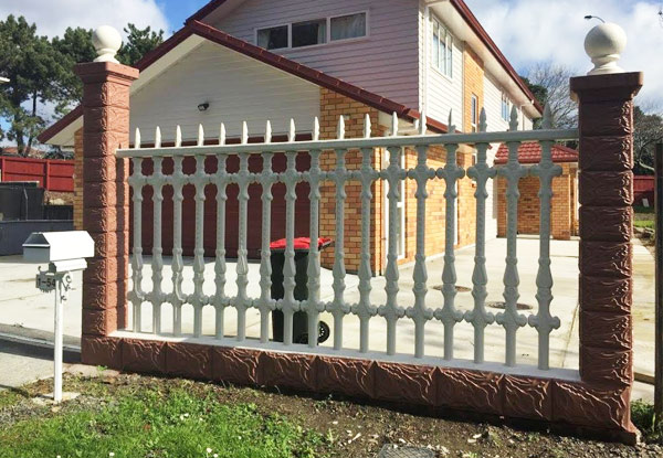 From $1,999 for an Eight-Metre Long Concrete Artistic Fence incl. Installation – Options for up to 12m with Base & No Base (value up to $5,400)