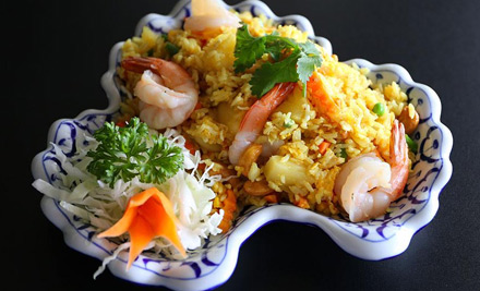 $35 for a Thai Dinner for Two People incl. Mixed Entree to Share & Two Main Courses