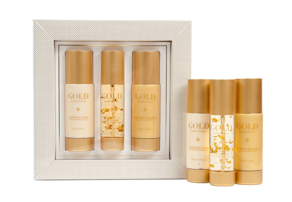 $89 for a Linden Leaves Gold Gift Set