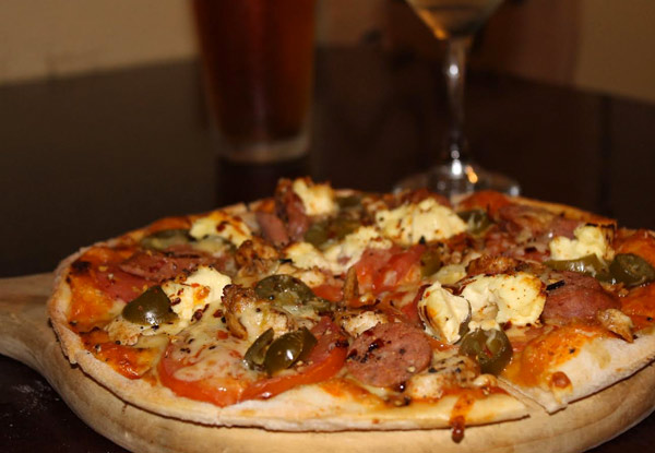 $15 for a Platter or Pizza & Two Beers or Wines (value up to $36)