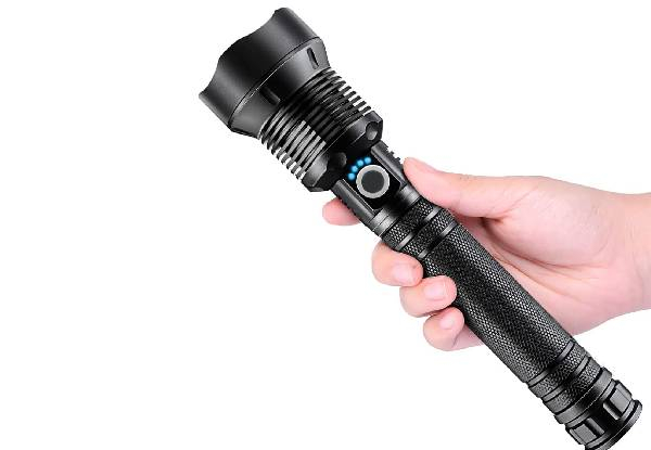 Rechargeable LED Super Bright Flashlight - Two Sizes Available