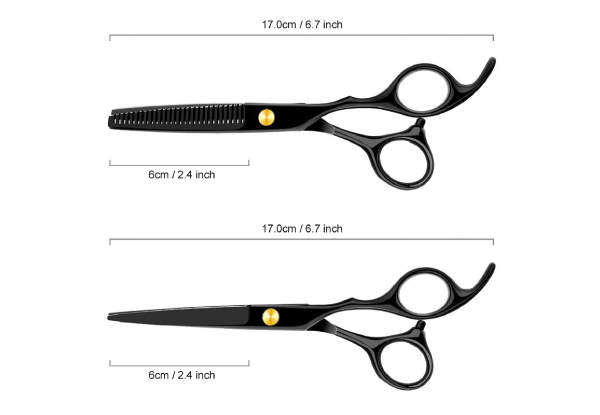 Eight-Piece Hair Cutting & Thinning Scissor Set