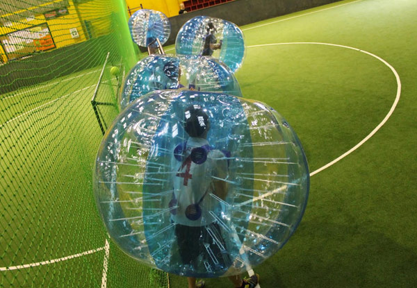 $120 for a One-Hour Five vs Five Bubble Soccer Game incl. Court Hire, Bubble Suits & Referee – Two Locations