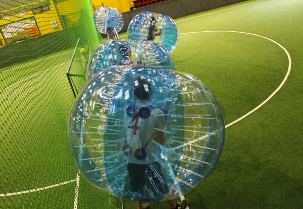 $120 for a One-Hour 5 v 5 Bubble Soccer Game incl. Court Hire, Bubble Suits & Referee