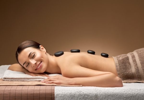 60-Minute Hot Stone Massage for One - Option 75-Minute Hot Stone Massage