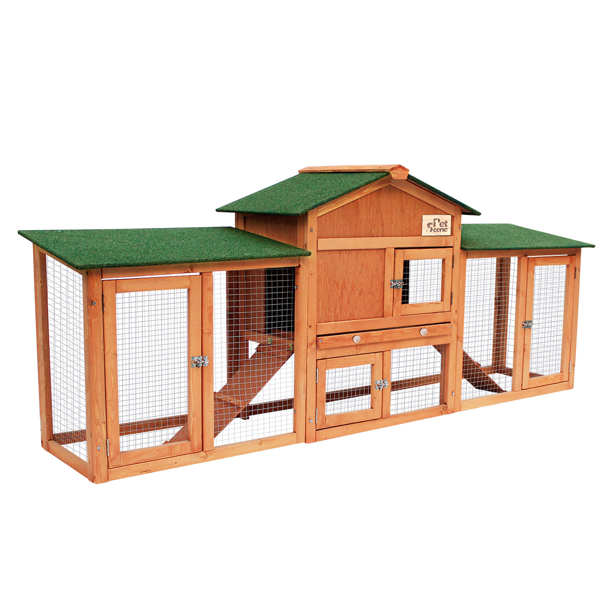 Extra Large Wood Chicken Run Coop