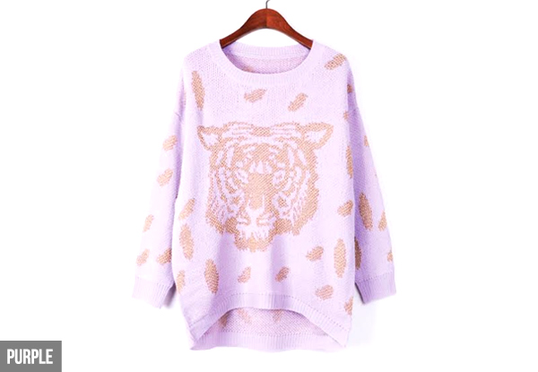 $29 for Two Jumpers with Embroidered Tiger with Free Shipping