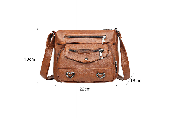 Retro Women's Crossbody Bag - Available in Four Colours & Option for Two