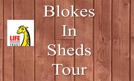 $25 for a Ticket Package to 'Blokes in Sheds' Charity Event 13th September - Options to incl. Pizza, Drink, & a Ticket to Classic Motorcycles