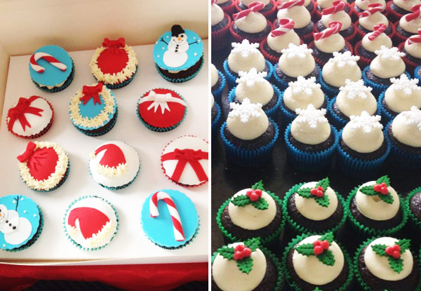 $20 for Six Christmas Cupcakes or $38 for 12 incl. Delivery (value up to $55)