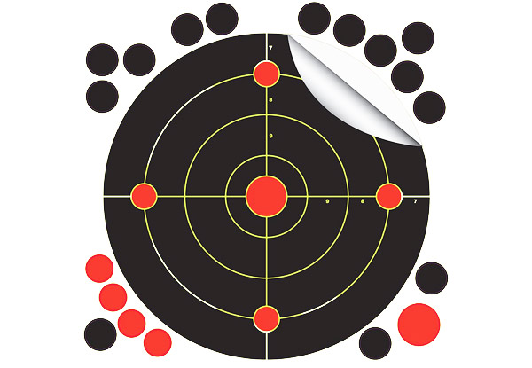 $12 for 20 Eight-Inch Adhesive Shooting Targets
