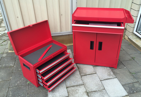 $129 for a Tool Box & Cabinet Set